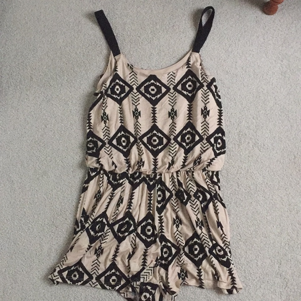 Printed Romper